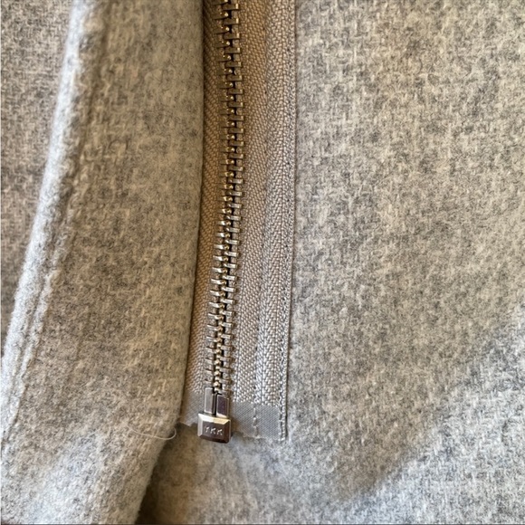 Grey (Heather Dusk) J Crew Cocoon Coat in Italian Stadium-Cloth Wool - Picture 6 of 7